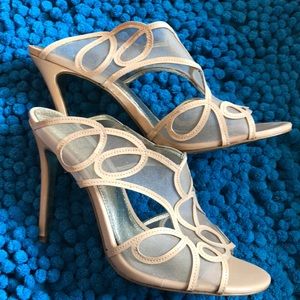 Nude color sexy heels